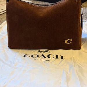 COACH Lola suede bag